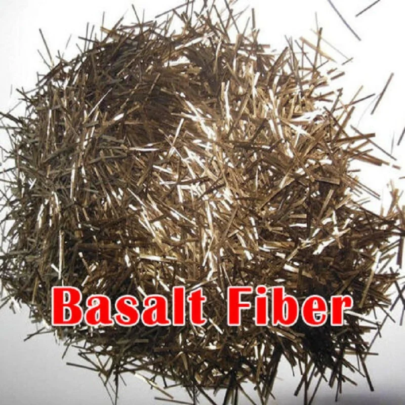

1kg Basalt Fiber Real short cut Fabric filament Building material 3mm 6mm 25mm