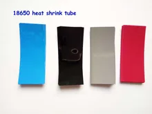 20pcs 18650 shrink wrap PVC heat shrink tube cable sleeves 18650 heat shrink