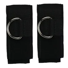 Высокое качество 2 шт. D-Ring лодыжки защитник ремень Мульти спортзал нога шкив ремень Фитнес тренажеры Спортивная безопасность