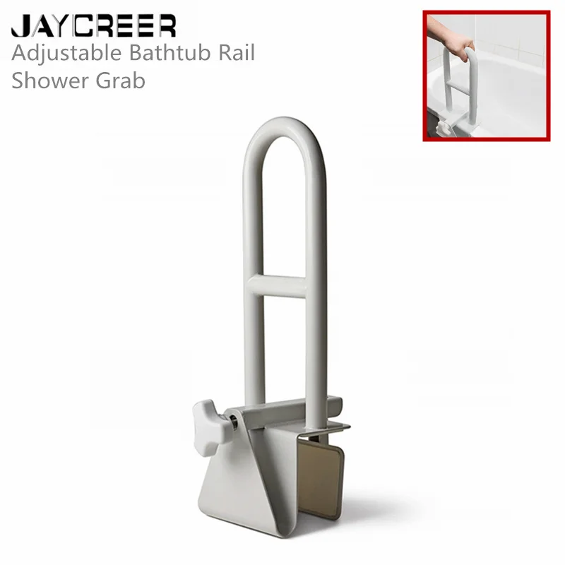 

JayCreer Medical Adjustable Bathtub Safety Rail Shower Grab Bar Handle
