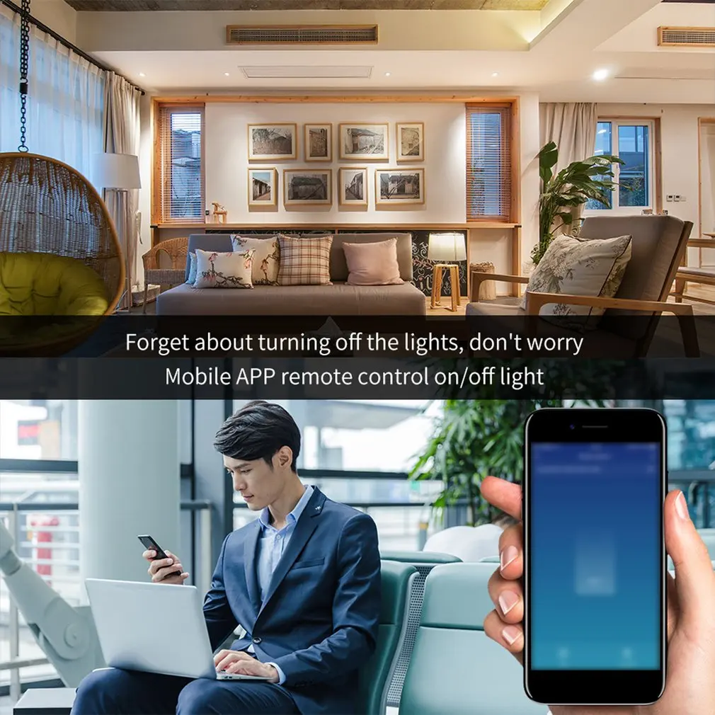 Умный дом WiFi беспроводной переключатель модуль приложение Ctrl с Alexa Google Home Голосовое управление для домашнего офиса дропшиппинг