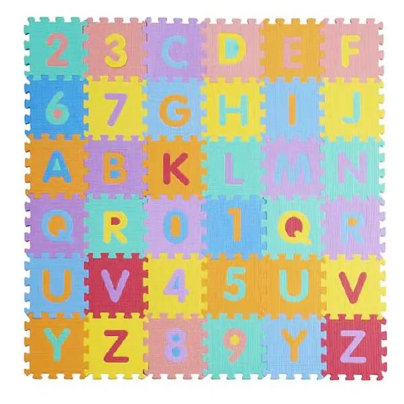 36pcs abc flashcards baby child number alphabet puzzle foam mats educational toy gift whole pack foam mat toy 36pcs/set Kids PuzzleMat English Alphabet Foam Mat Baby Educational Carpet Developmental Mat Puzzles for Children Baby Gym