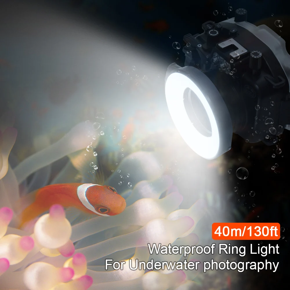 SL 108 67 мм подводный светодиодный кольцевой светильник для Olympus TG 5 TG5 4 Sony A7 II A7R