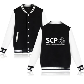 

2019 jacket Scp Foundation Jacket K-pops Casual 2D Print Harajuku Hot Sale Women and men Long Sleeve Baseball Jacket Plus Size