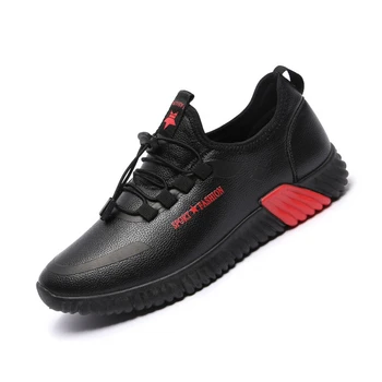 

Men shoes 2019 New Arrivals hot Leather casual Fashion Ultra-light shoes sneakers spring comfortable vulcanize Sports Shoes