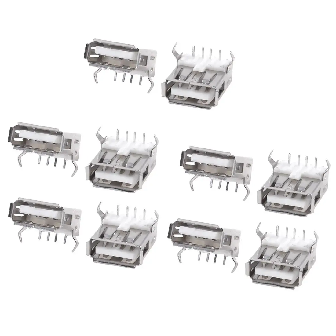 10PCS USB Type A Standard Port Female Solder Soldering Jacks Connector