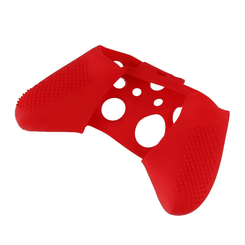 1 шт. мягкий силиконовый резиновый кожаный геймпад джойстик защитный чехол Аксессуары для Microsoft Xbox One S контроллер 4 цвета
