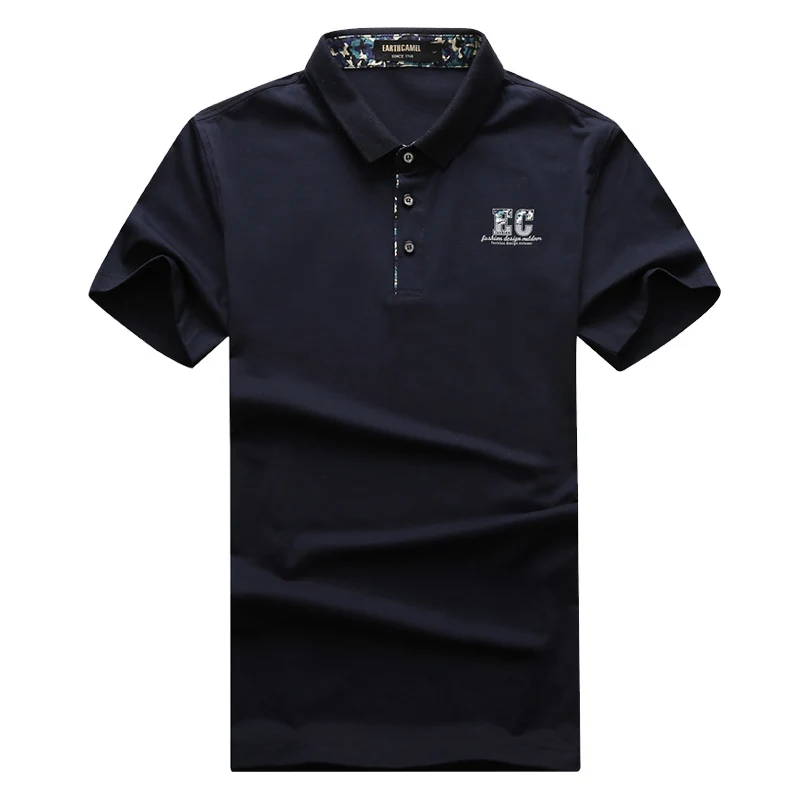 XXXL Summer Men's White Color Cotton Polo Shirts Brand Fitness Tops Tees Short Sleeve Shirts Casual Black and White Men CLOTHES