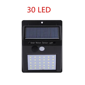 

30 LEDs Solar Power Wall Lamp PIR Motion Sensor Outdoor Waterproof Energy Saving Street Yard Path Home Garden Security Lamp