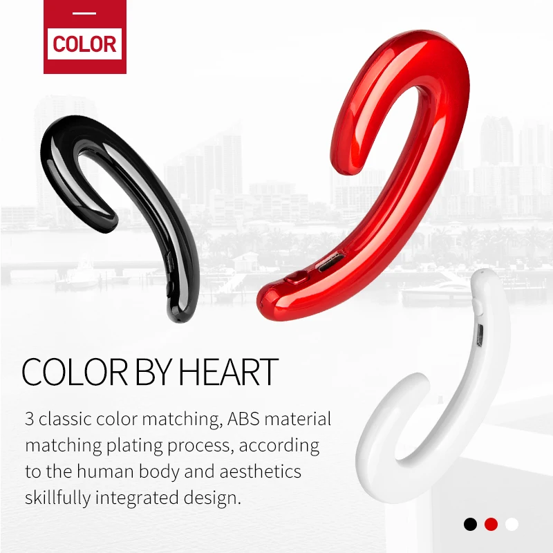 k8 bone conduction earhook wireless