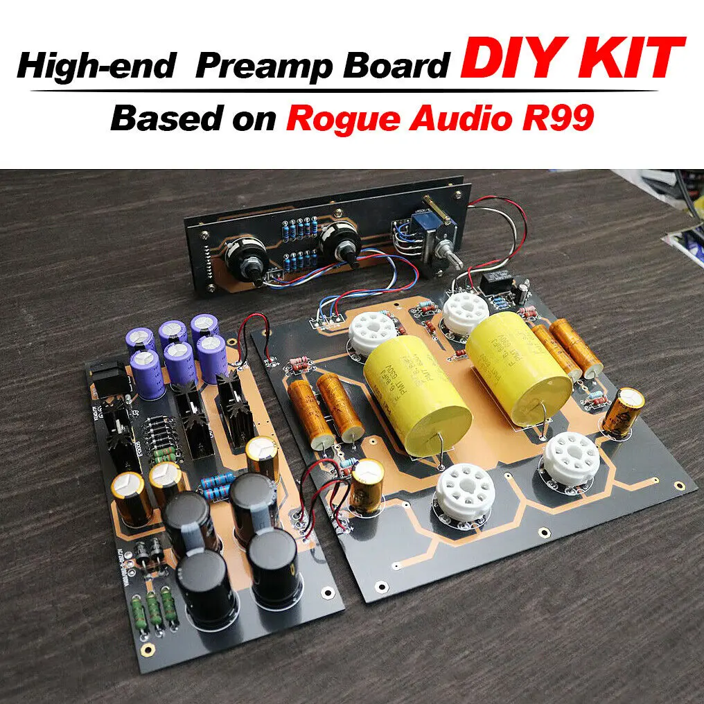 Nobsound HiFi стерео предусилитель платы DIY KIT модуль на основе Rogue Audio R99|Усилители