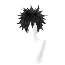 Toaru Majutsu no Index-Librorum-promobitorum косплей парик Kamijou Touma косплей, парик черный 33 см