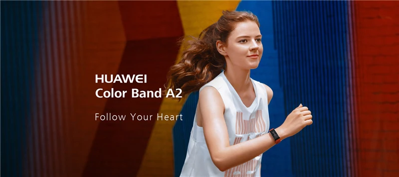 Цветной браслет HUAWEI A2, умный Браслет, монитор сердечного ритма, фитнес-трекер, IP67, Bluetooth, OLED, для Android, iOS