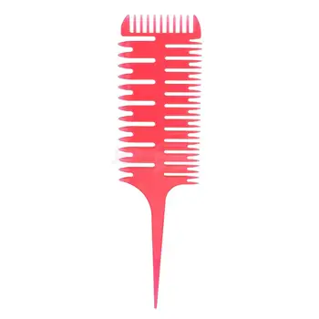 

3pcs Professional Sectioning Weave Highlighting Coloring Salon Dyeing Balayage Hair Comb Set with Interchangable Pick Up Hook