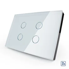 Livolo US/AU Remote Control Light Switch with LED Indicator, Wireless Remote Light Switch,Wall Touch Light Switch For Smart Home