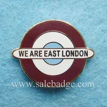 Пользовательские эмалированные лацкан булавки Лондон круглая нашивка ваш дизайн