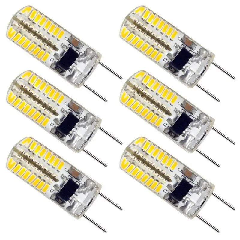 

G8 LED Bulbs, Dimmable 110V 3W Warm White 3000K, 64 X 3014 SMD Energy Saving Light Bulbs (20W Halogen G8 Led Bulb Equivalent)