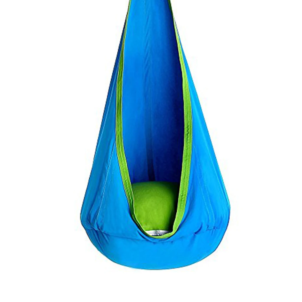 Kids Inflatable Cushion Hanging Hammock Chair Swing Seat Toy Kids/Baby Indoor & Garden Patio Fun
