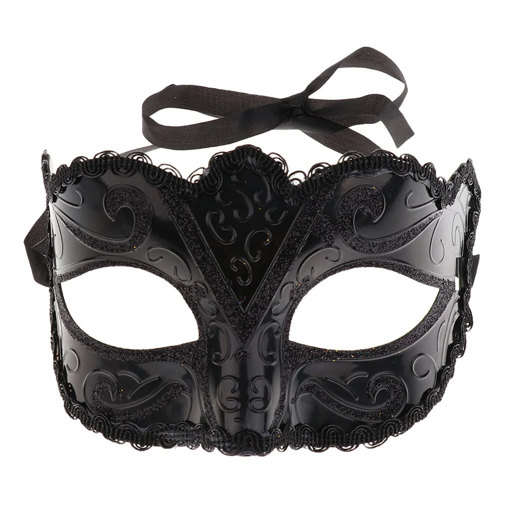 

1PCS Sexy Ladies Masquerade Ball Mask Venetian Party Eye Mask Lace Up New Black Carnival Fancy Dress Costume Sexy Party Decor