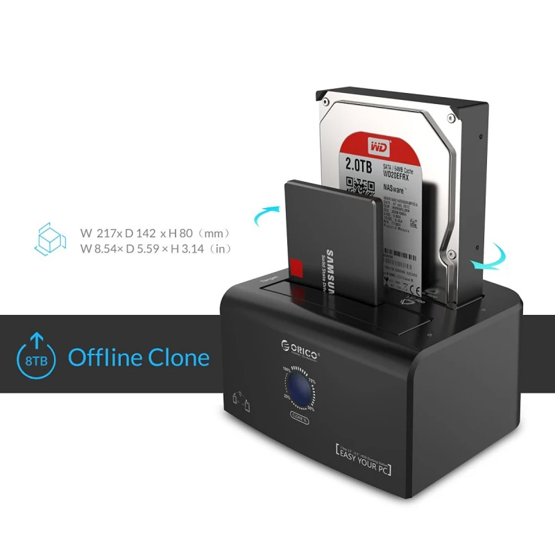 ORICO USB 3 0 HDD корпус SATA жесткий диск Док станция инструмент Бесплатная супер