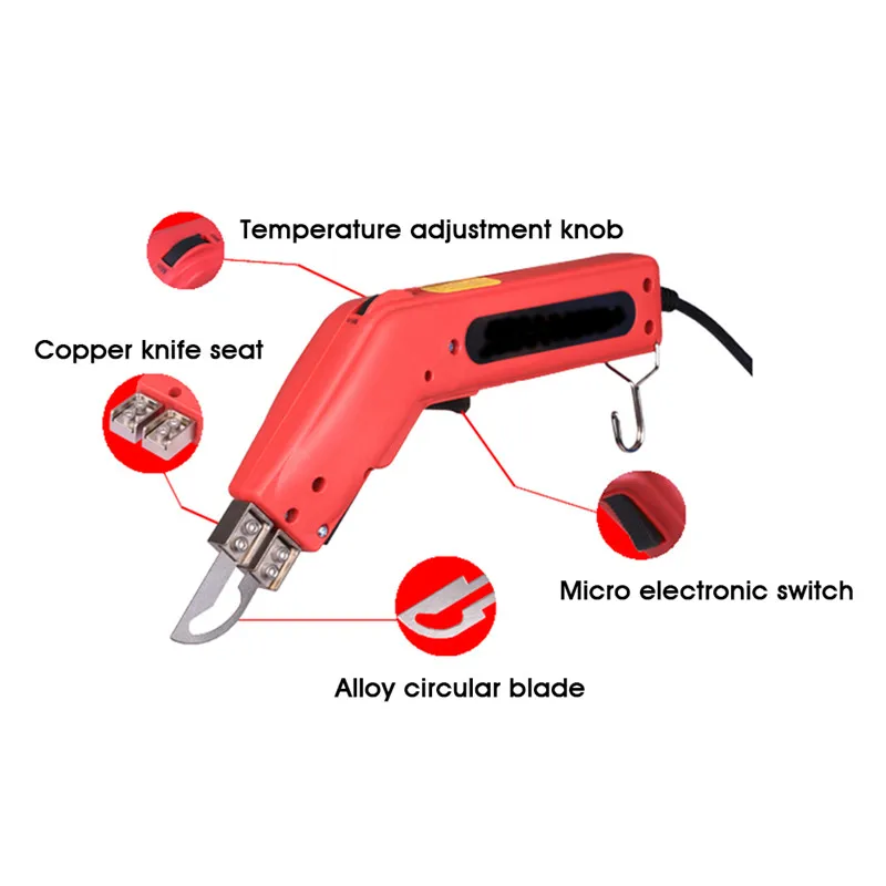 100 Вт ручной Электрический Нож Пена Губка нагревательный режущий нож профессиональный термо режущее оборудование слот режущий набор