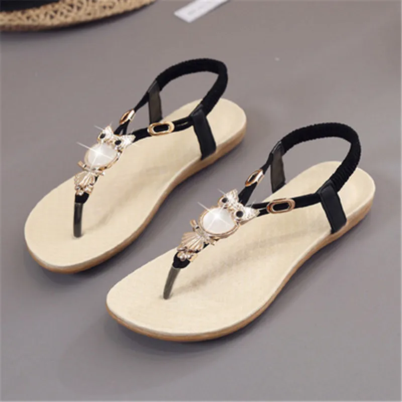 ladies sandals flat casual