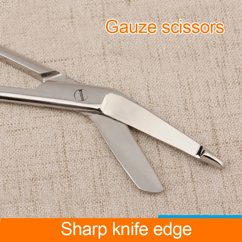 High-quality stainless steel bandage scissors gauze scissors accessories scissors 14cm 18cm surgical tools quality assurance 3