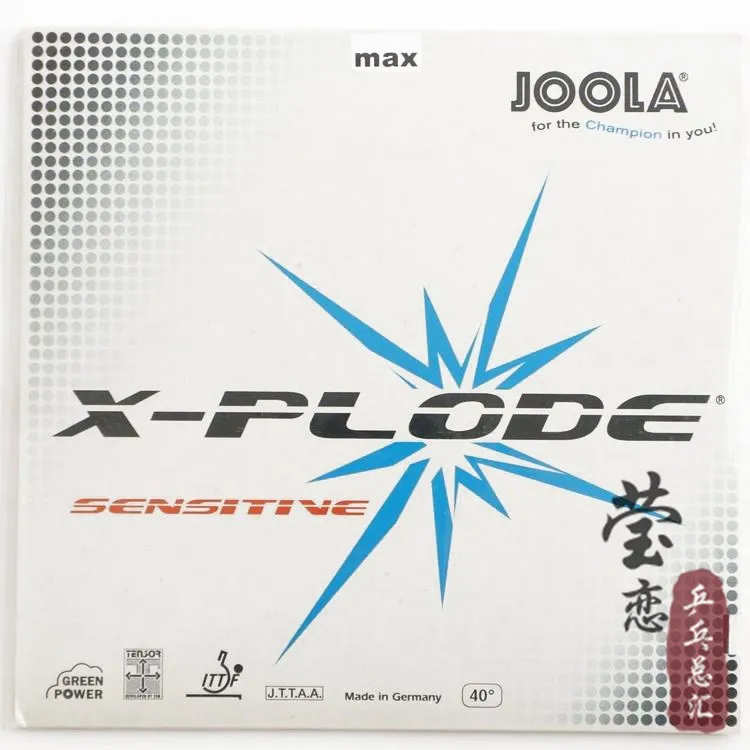 Joola الأصلي x-plode الحساسة مضارب تنس الطاولة المطاط تنس الطاولة مضرب الرياضية