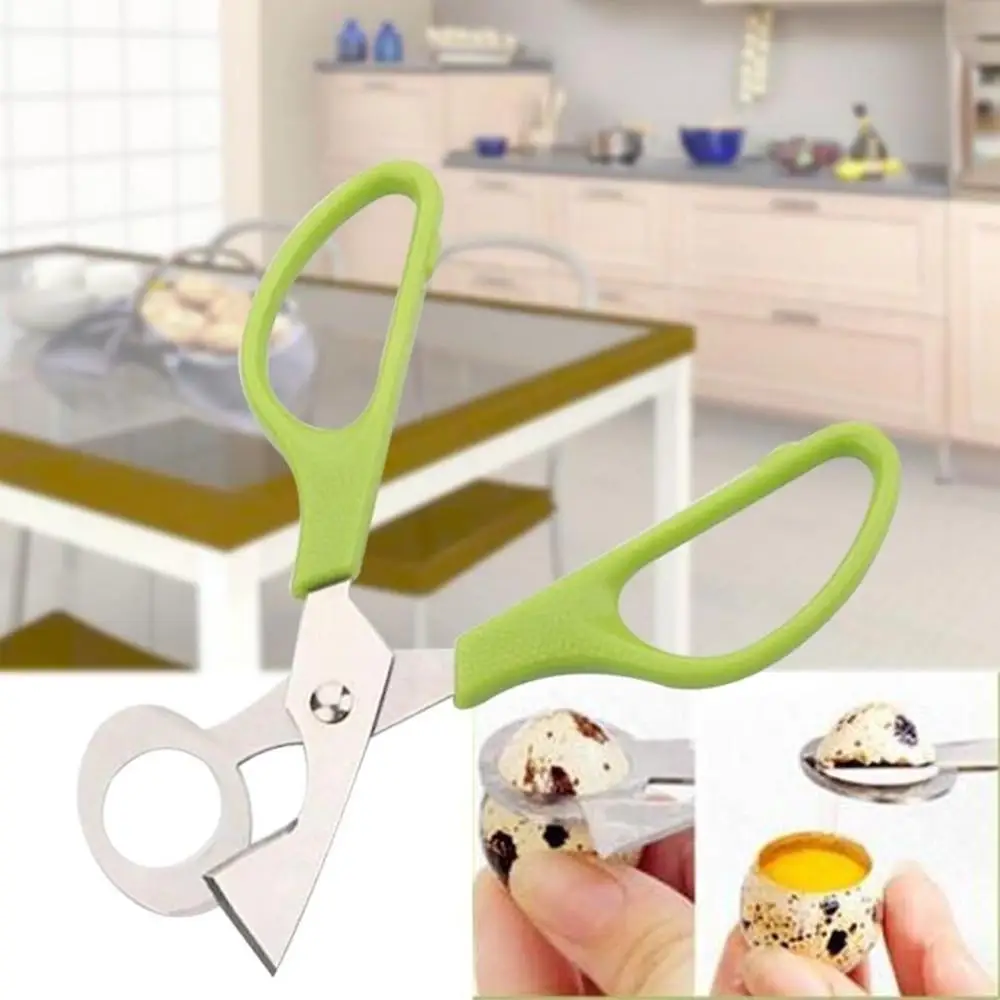 

Stainless Steel Pigeon Quail Egg Shells Scissors Bird Cutter Opener Egg Slicers Cigar Cutter Kitchen Tool Clipper