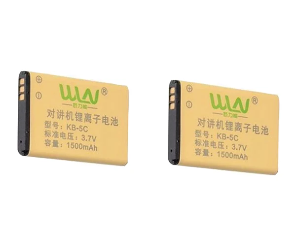 2 шт. лучшее качество 1500 мАч 3,7 В WLN литий-ионный Батарея для мини-радио WLN KD-C1 Перезаряжаемые литий-ионный Батарея аксессуары