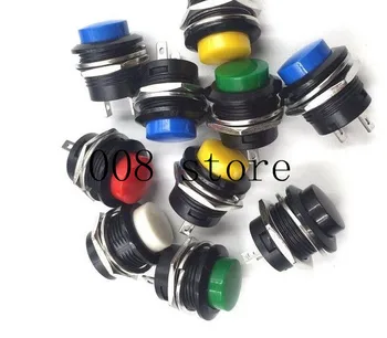 

18pcs 16MM Self Return Momentary Push Button Switch 6A/125VAC 3A/250VAC 507