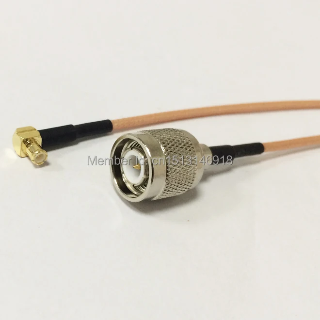 New TNC Male Plug Switch MCX Male Right Angle Connector RG316 cable