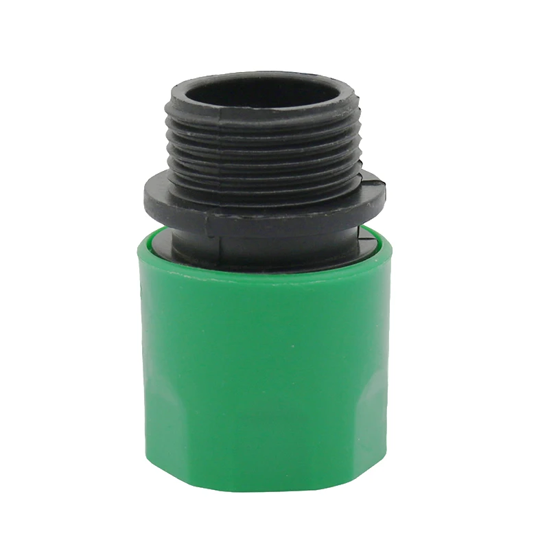 

3/4" Male Thread Quick Connector Garden Irrigation Water Quick Coupling Pipe Connector Plastic Threaded Irrigation Fittings 5Pcs