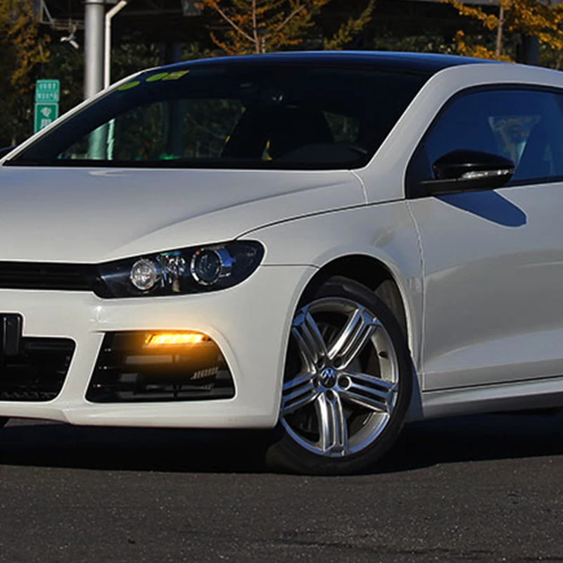 Roadot светодиодные дневные ходовые огни для VW Volkswagen Scirocco R 2010 2011 2012 2013 2014 фары