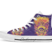 Дорога ярости immentan JOE дизайн дышащие Повседневные высокие на шнуровке холщовая обувь кеды для Прямая