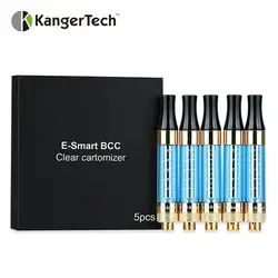 Новый оригинальный 5 шт. Kangertech E-smart BCC Clearomizer 1,2 мл и 1.8ом для 510/eGo-T/eGo-C Twist battery E-cig Vape Tank