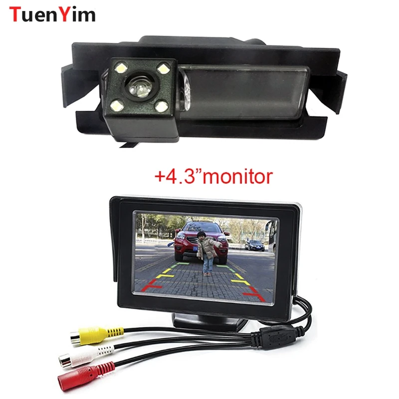 

Waterproof CCD Car Back Rear View Camera For Kia K2 Rio Hatchback Ceed Hyundai Accent/VERNA Hatchback with 4.3" LCD monitor