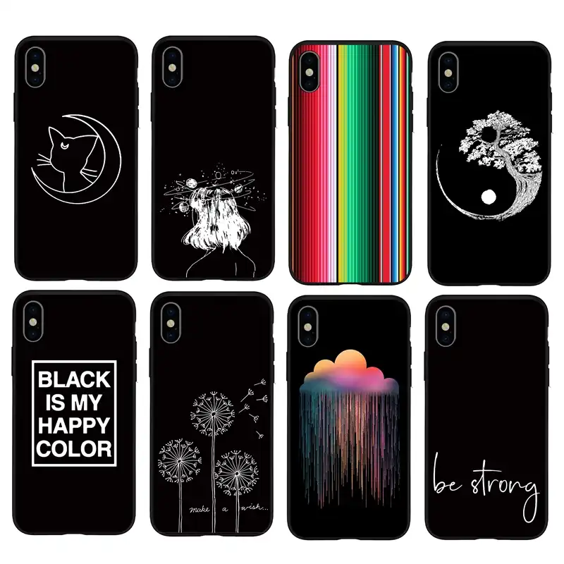 coque iphone 6 black is my happy color coque iphone 6 black is my happy color