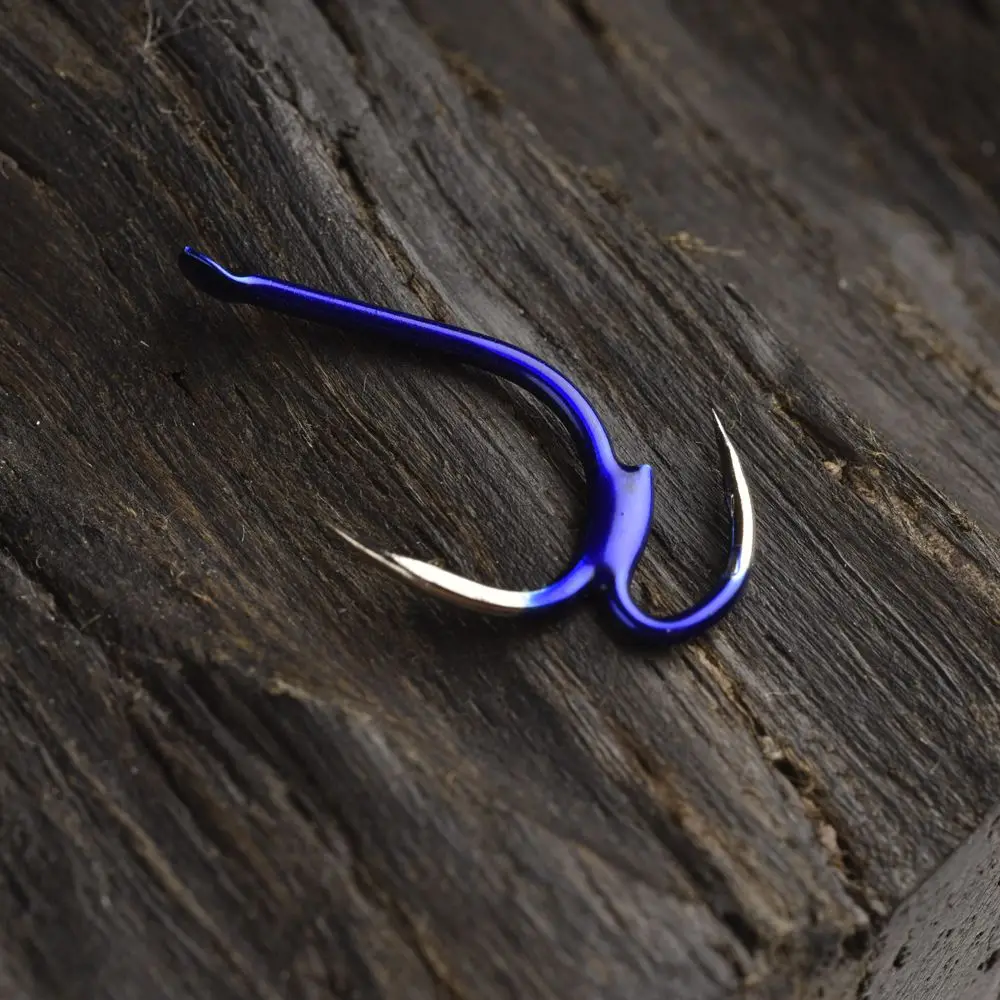New 10Pcs 1Package High-carbon Steel Two Strength Tip Sharp Fighting Fishing Hook With Barbed Fish Gear For Taiwan Sea Fishing