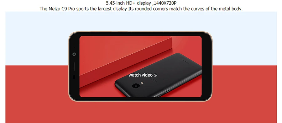 Глобальная версия Meizu C9 Pro, 3 ГБ, 32 ГБ, мобильный телефон, четырехъядерный, 5,45 дюймов, 1440X720 P, фронтальная, 13 МП, задняя, 13 МП, 3000 мАч, аккумулятор, мобильный телефон