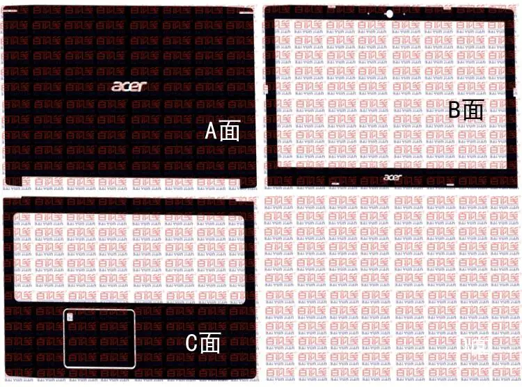 

Laptop Carbon fiber Vinyl Skin Stickers Cover For Acer Aspire A715 A715-71G A715-72G K50-30 A615 A615-51G 15.6"