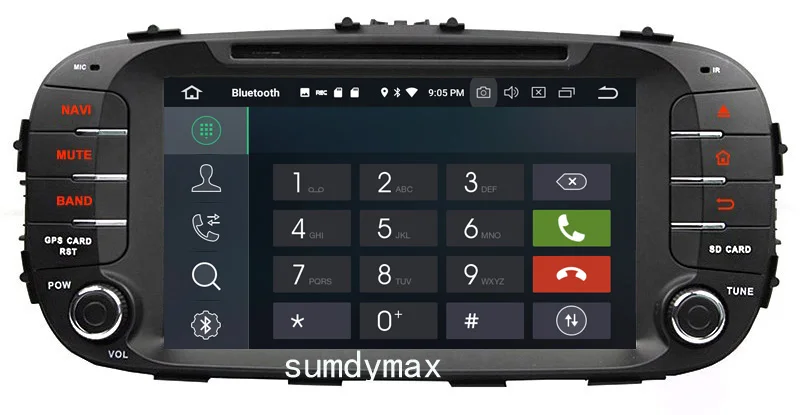 Excellent Android 9.0 octa core 4G RAM 64G ROM car dvd player gps glonass navigaiton for KIA soul 2014 2015 2016 1