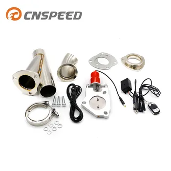 

CNSPEED 2.5''Exhaust Control Valve With Remote Control Car Stainless Electric Exhaust Valve Cut outs Electric YC100414-25