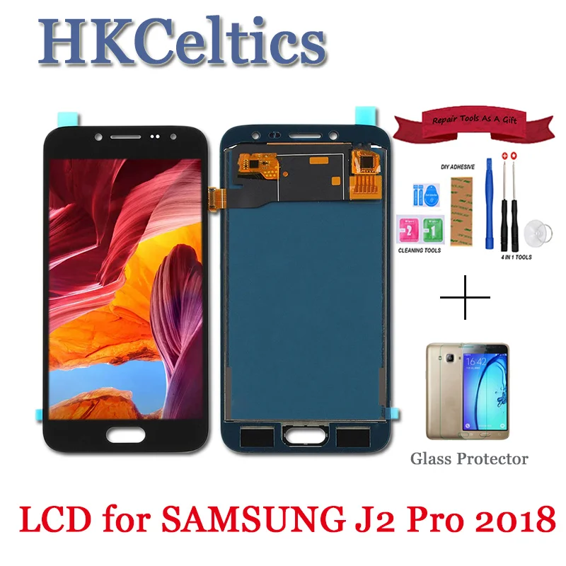 

J250 LCD For Samsung Galaxy J2 pro 2018 J250 J250F LCD Display and Touch Screen Replacement Assembly for Grand Prime Pro lcd