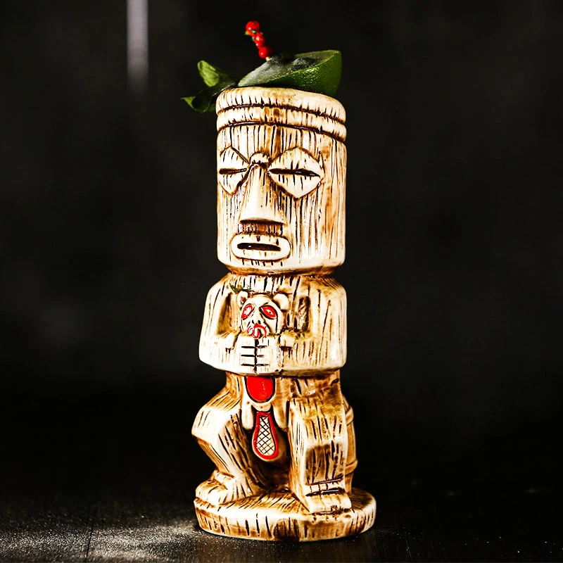 Позорная кружка Tiki, керамическая чашка, горячая Распродажа, пивная чашка, кофейная кружка Tiki, чашка, керамические изделия