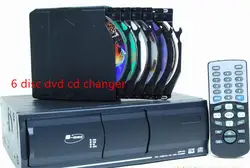 Автомобильный авто 6 дисков dvd cd changer для всех брендовых автомобилей