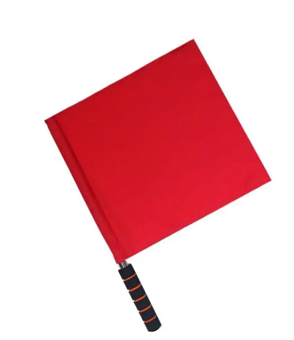 永遠の定番 Rl Referee Flag Stainless Steel Command Hand Red Signal Sponge