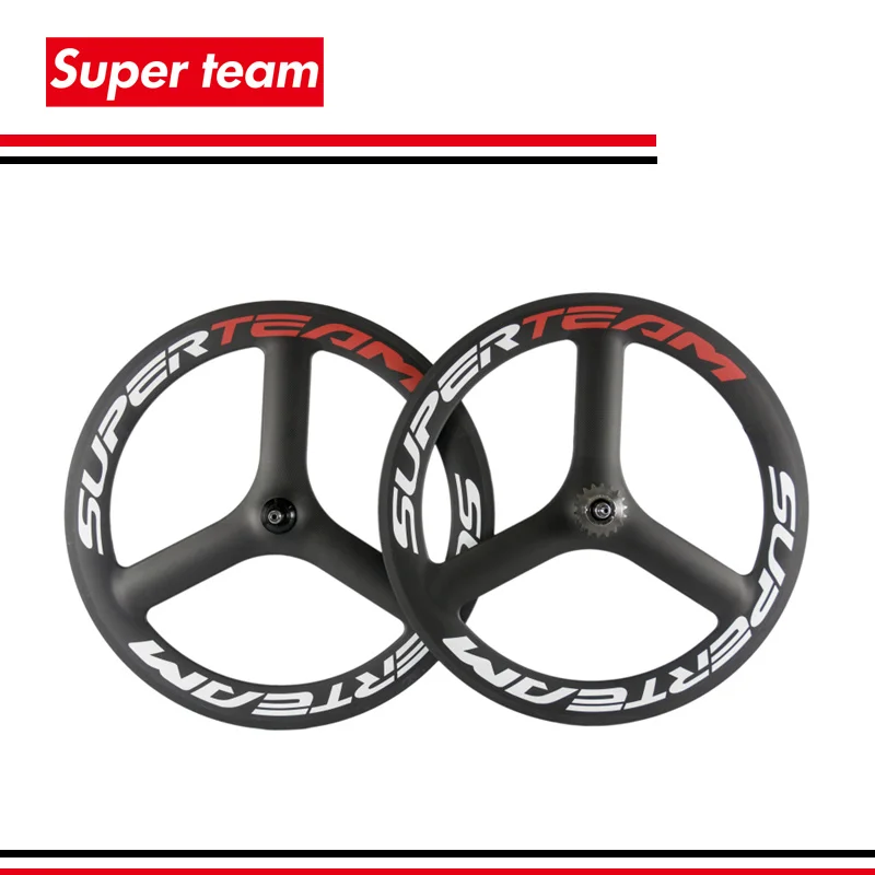 Flash Deal Superteam 700c carbon clincher tri spoke wheelset 23mm matte carbon 3 spoke bike wheels 0 Flash Deal Superteam 700c carbon clincher tri spoke wheelset 23mm matte carbon 3 spoke bike wheels 0