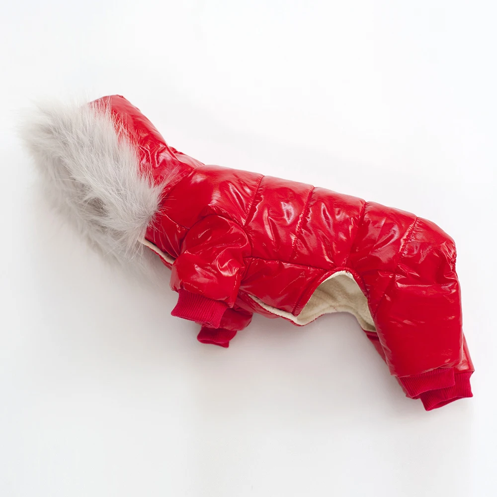 KEMISIDI, водонепроницаемая одежда для собак, теплая с капюшоном, толстая хлопковая одежда для животных, четыре фута, теплое мягкое пальто для собак, куртки для бульдога, Тедди