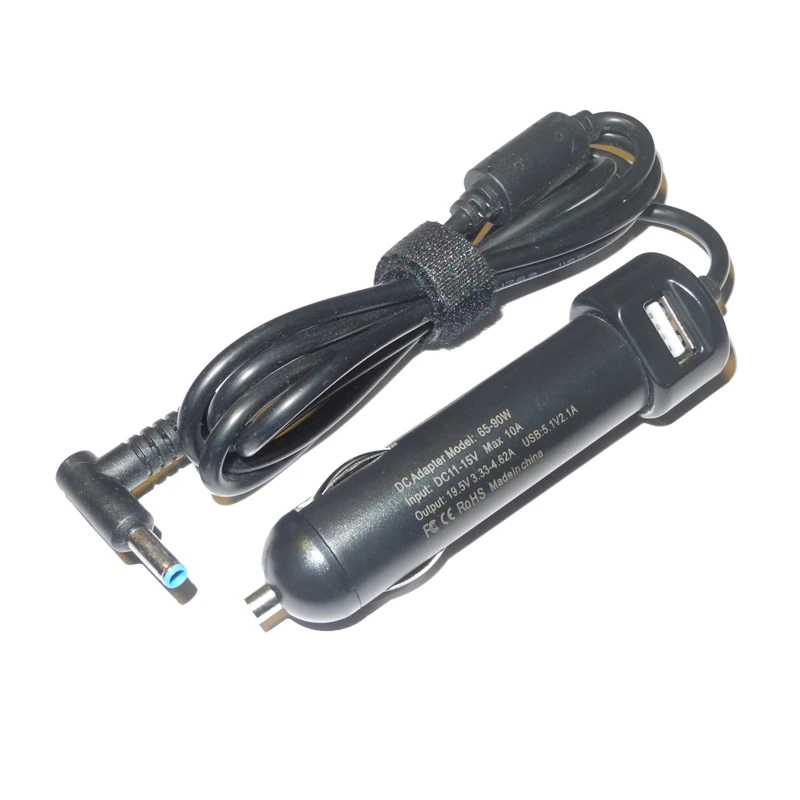 Buy 19.5V 3.33A 4.5*3.0mm Dc Car Charger For HP Laptop Envy4 Envy6 K001TX